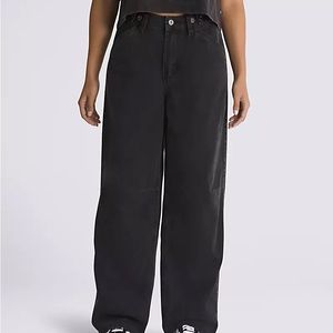 Women’s Vans black wide leg “curb side” jeans. Never worn.